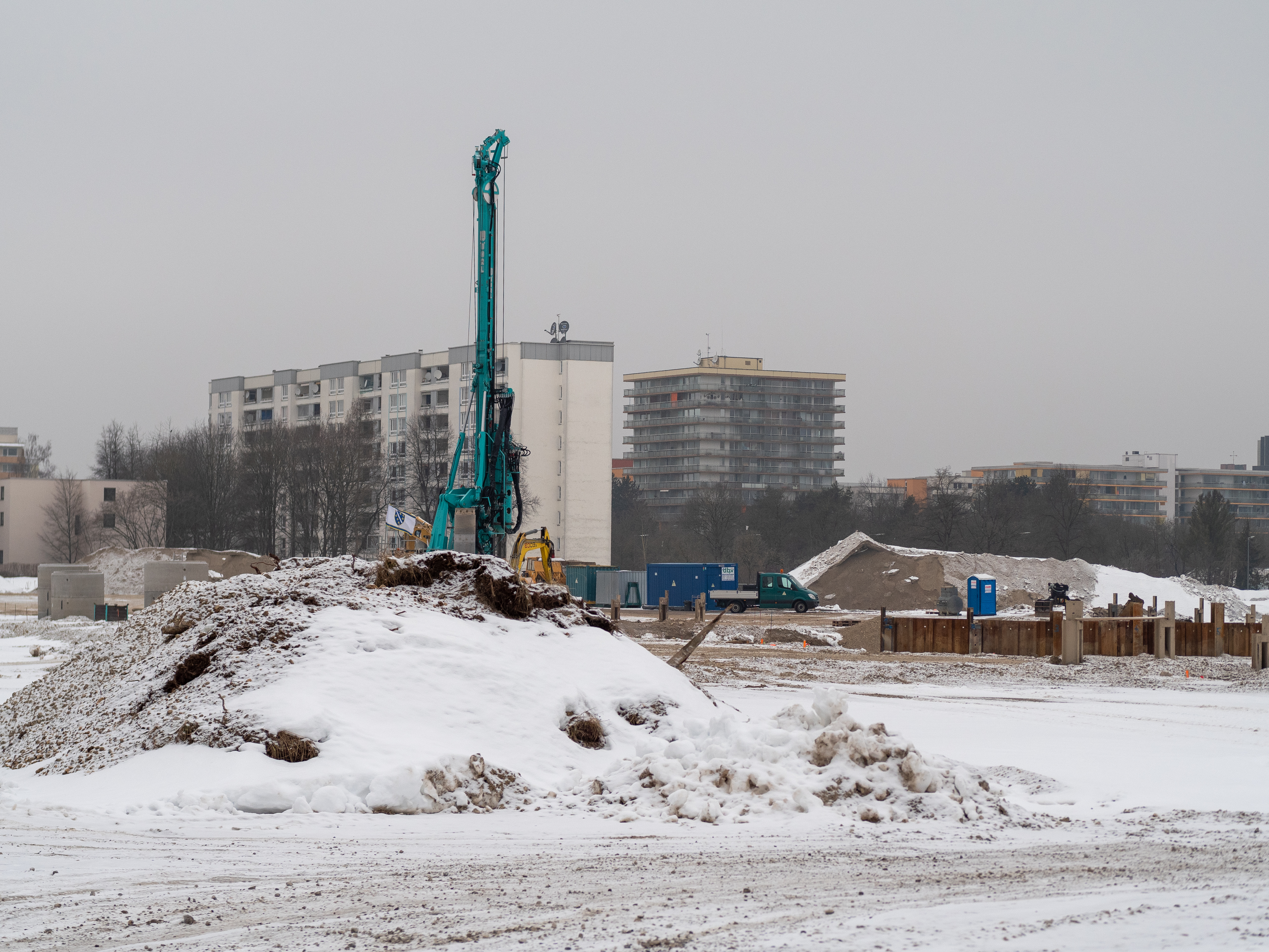 22.01.2019 - Baustelle Kiewerk Piederstorfer in Neuperlach