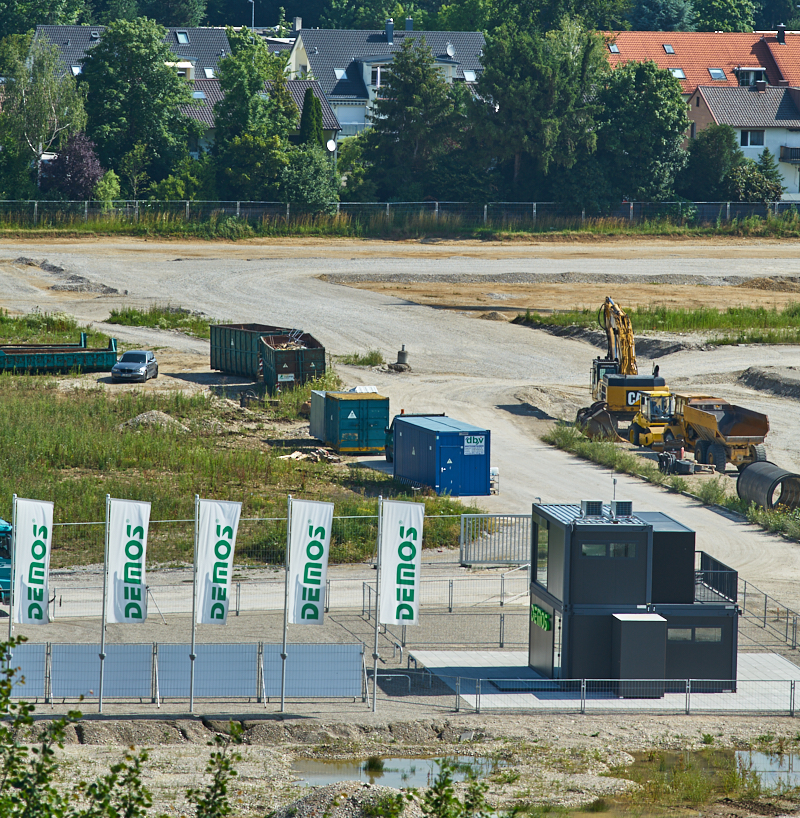 16.07.2019 -Panoramablick auf das Alexisquartier in Neuperlach