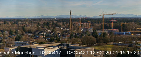Impressionen von der Baustelle Aleixsquartier in Neuperlach am Truderinger Wald