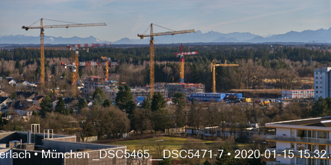 Impressionen von der Baustelle Aleixsquartier in Neuperlach am Truderinger Wald