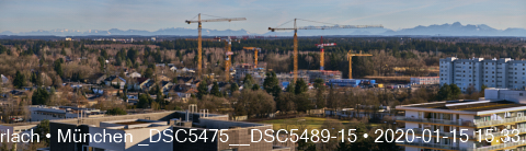 Impressionen von der Baustelle Aleixsquartier in Neuperlach am Truderinger Wald