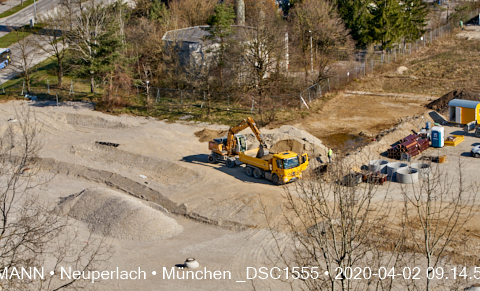 Impressionen von der Baustelle Aleixsquartier in Neuperlach am Truderinger Wald