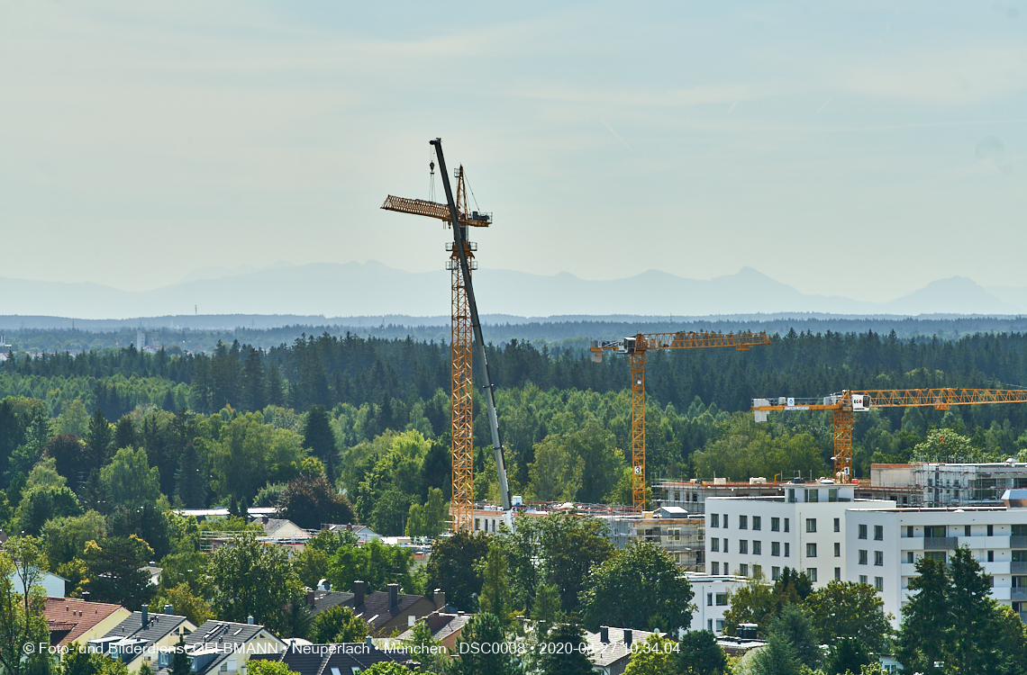 Rundgang um Baustelle Alexisquartier in Neuperlach am Trudneringer Wald