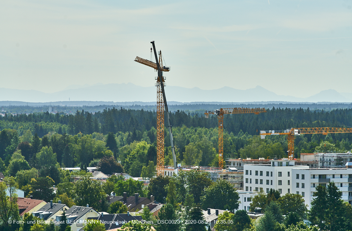 Rundgang um Baustelle Alexisquartier in Neuperlach am Trudneringer Wald