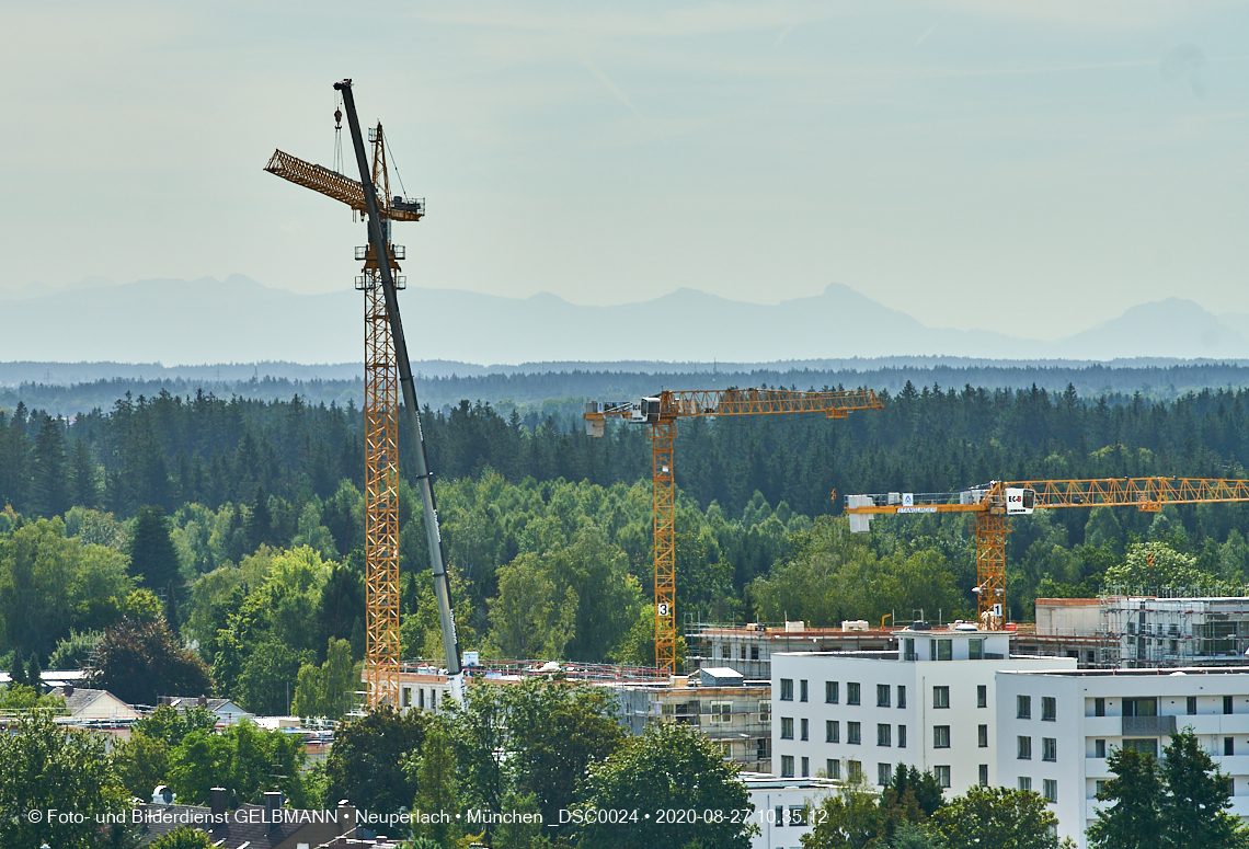 Rundgang um Baustelle Alexisquartier in Neuperlach am Trudneringer Wald