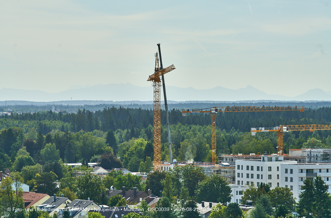 Rundgang um Baustelle Alexisquartier in Neuperlach am Trudneringer Wald