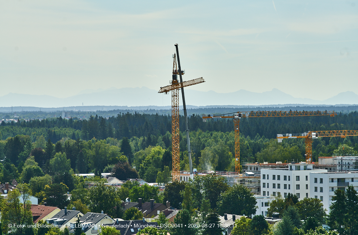 Rundgang um Baustelle Alexisquartier in Neuperlach am Trudneringer Wald