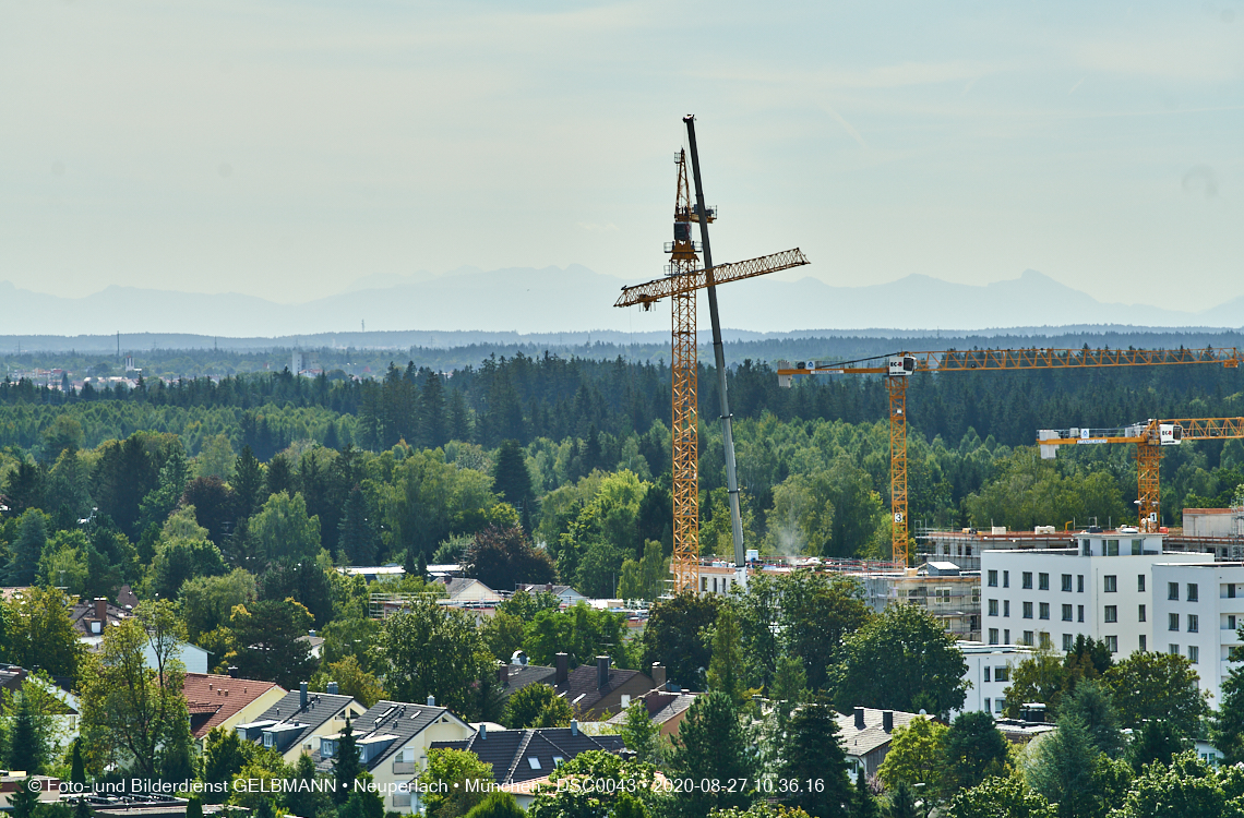Rundgang um Baustelle Alexisquartier in Neuperlach am Trudneringer Wald