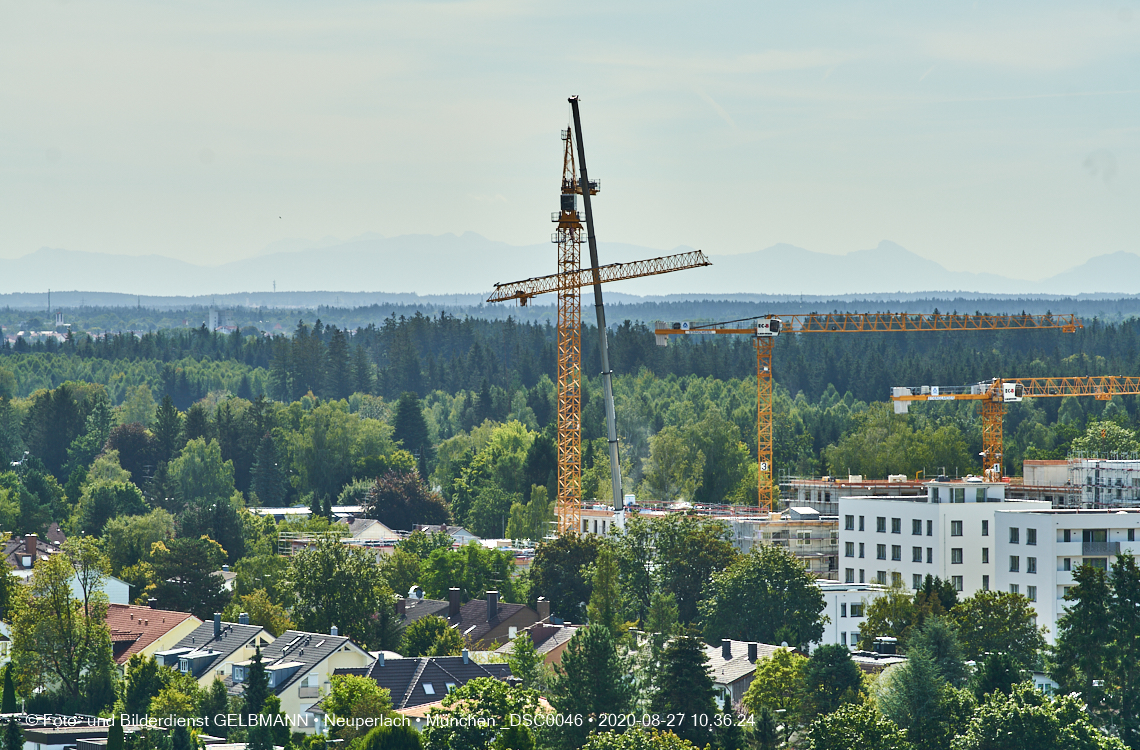 Rundgang um Baustelle Alexisquartier in Neuperlach am Trudneringer Wald