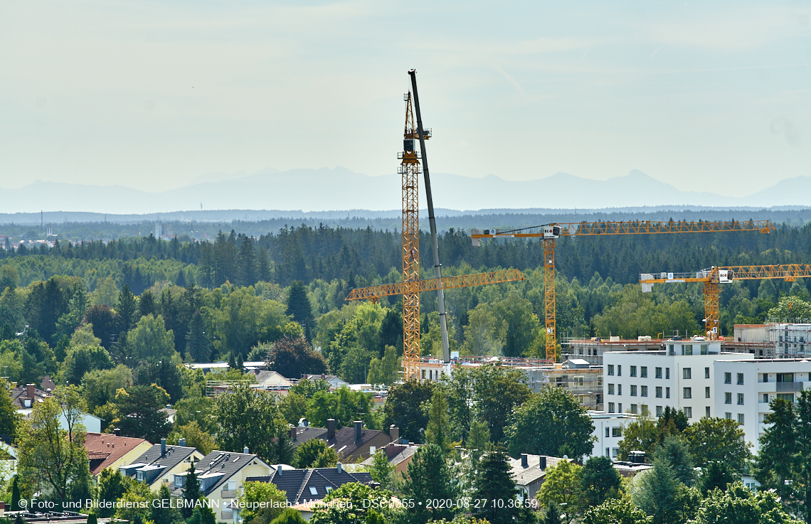 Rundgang um Baustelle Alexisquartier in Neuperlach am Trudneringer Wald