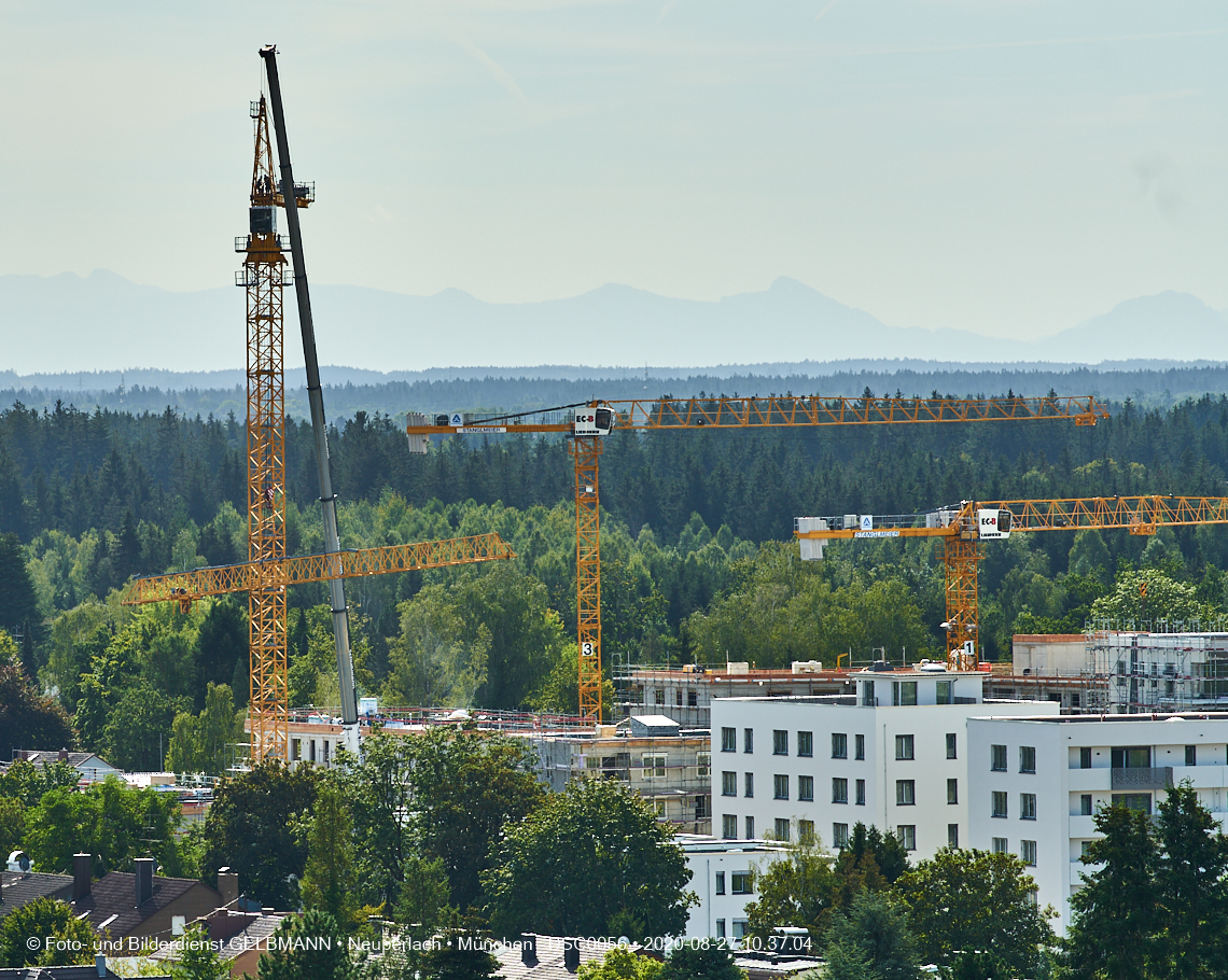 Rundgang um Baustelle Alexisquartier in Neuperlach am Trudneringer Wald