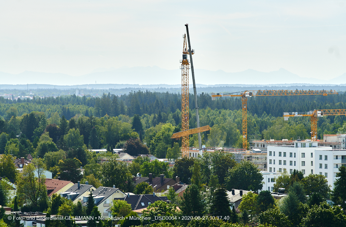 Rundgang um Baustelle Alexisquartier in Neuperlach am Trudneringer Wald