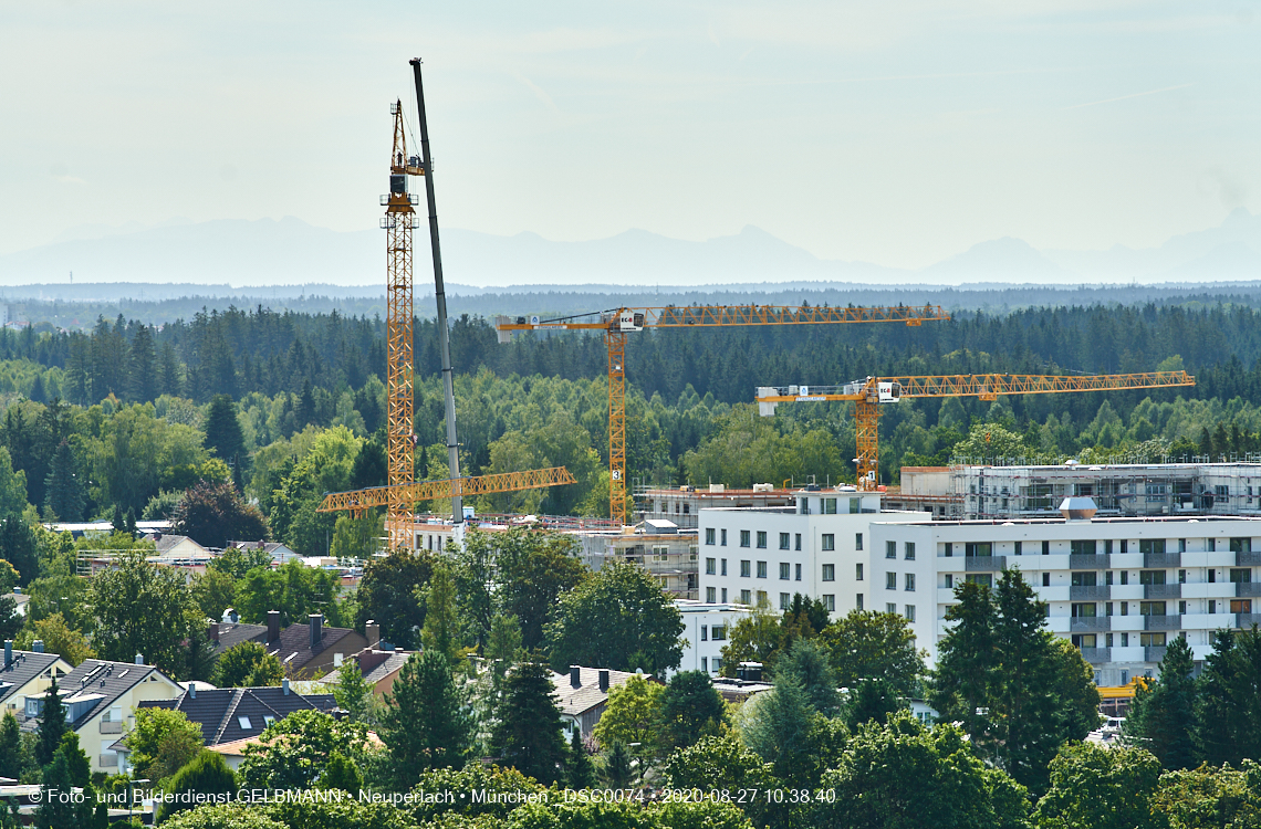 Rundgang um Baustelle Alexisquartier in Neuperlach am Trudneringer Wald