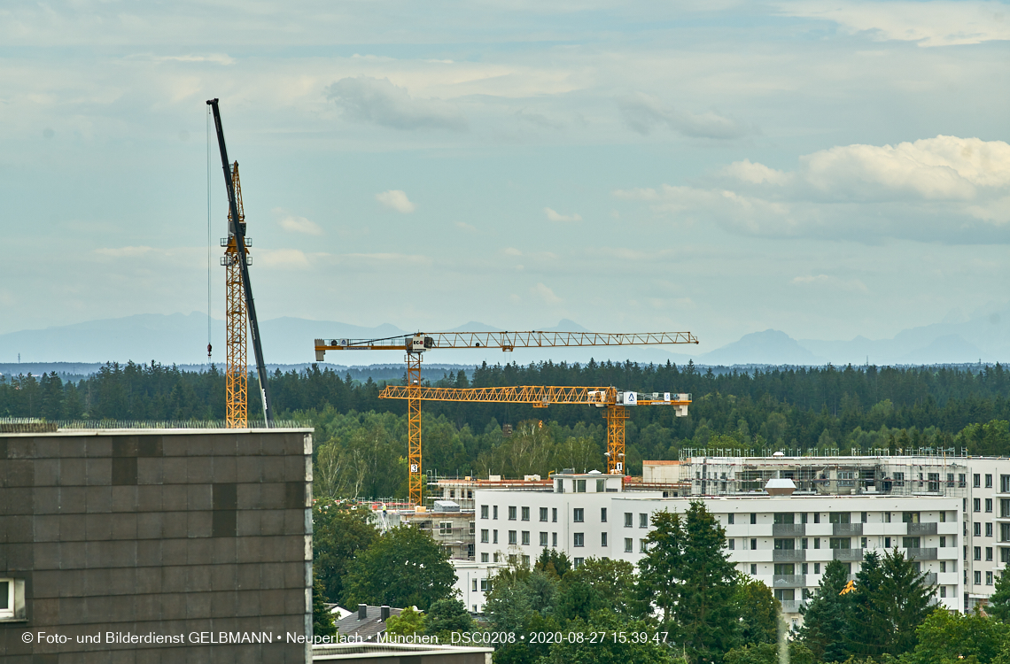 Rundgang um Baustelle Alexisquartier in Neuperlach am Trudneringer Wald