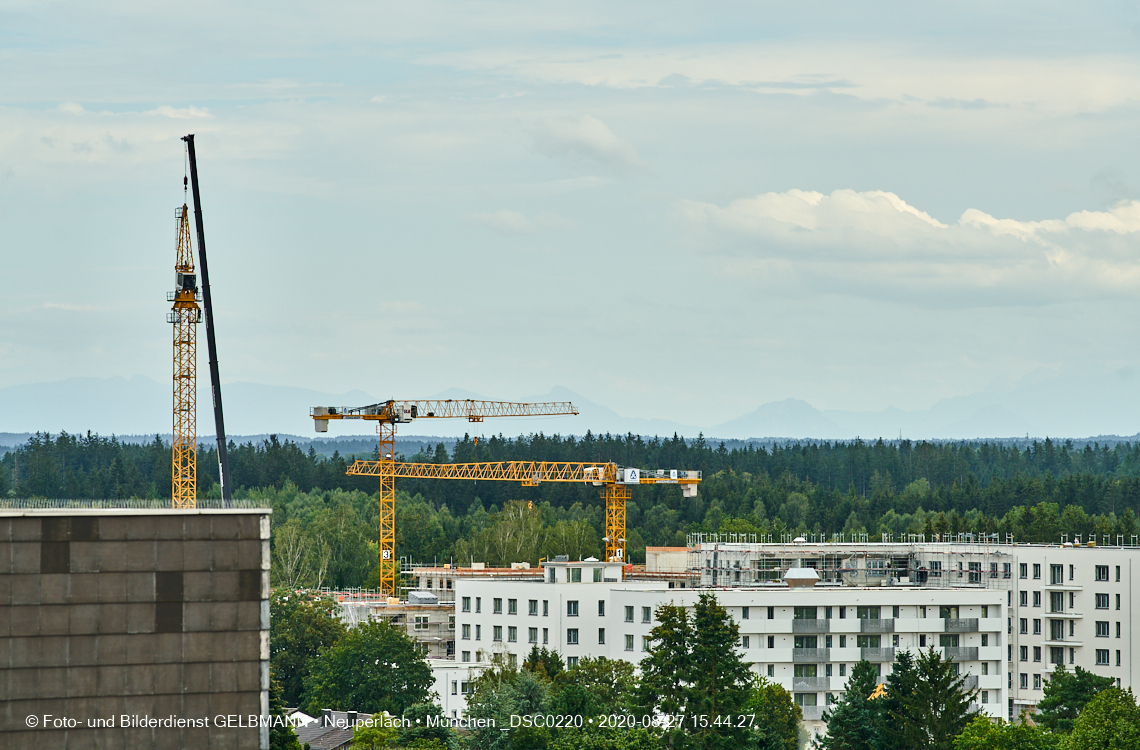 Rundgang um Baustelle Alexisquartier in Neuperlach am Trudneringer Wald