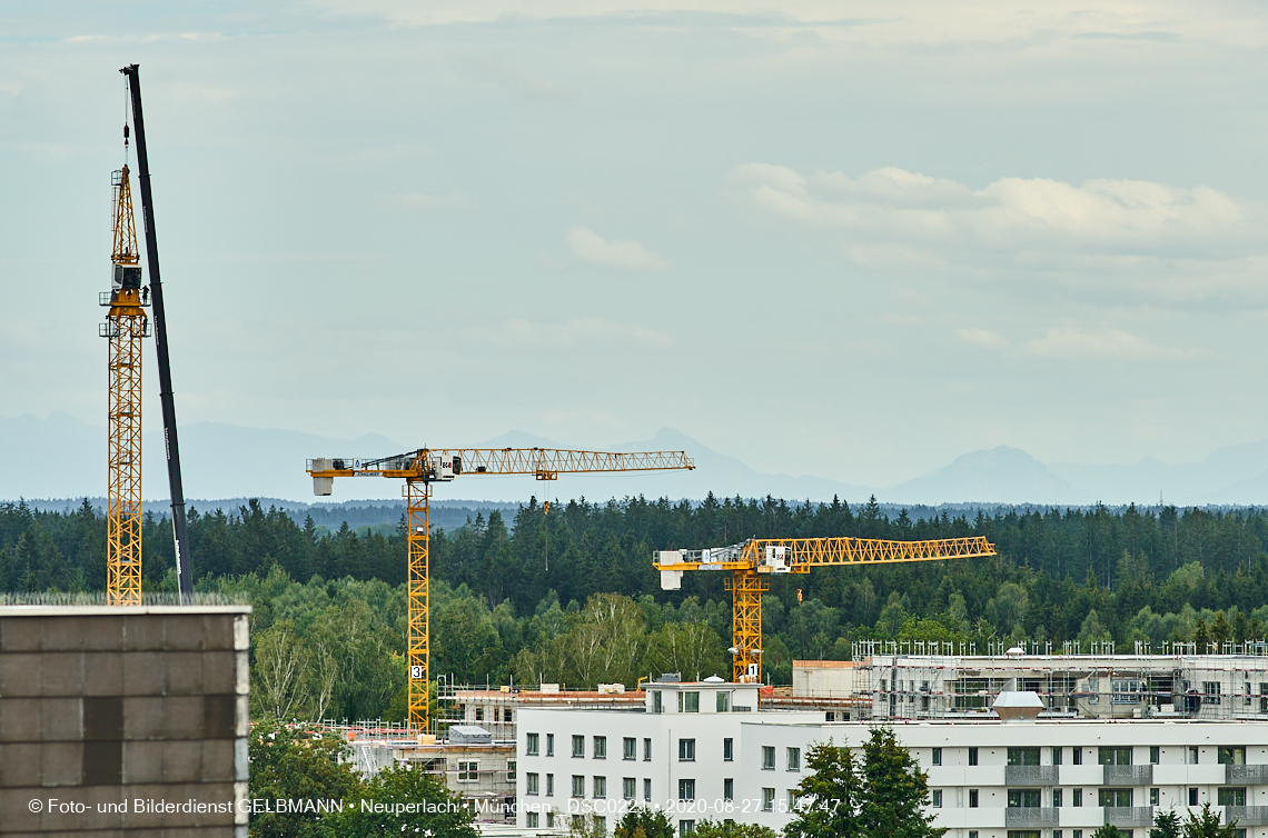 Rundgang um Baustelle Alexisquartier in Neuperlach am Trudneringer Wald
