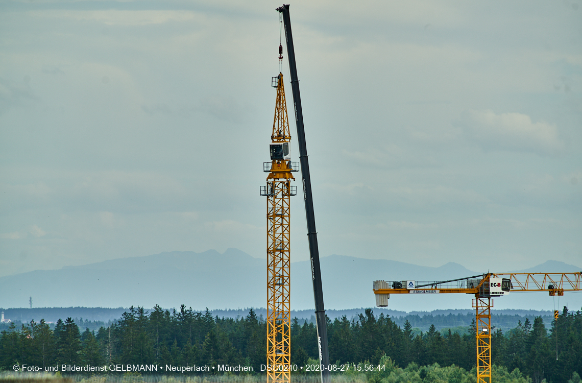 Rundgang um Baustelle Alexisquartier in Neuperlach am Trudneringer Wald