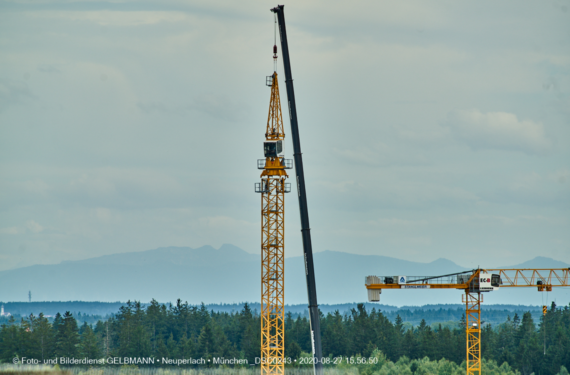 Rundgang um Baustelle Alexisquartier in Neuperlach am Trudneringer Wald