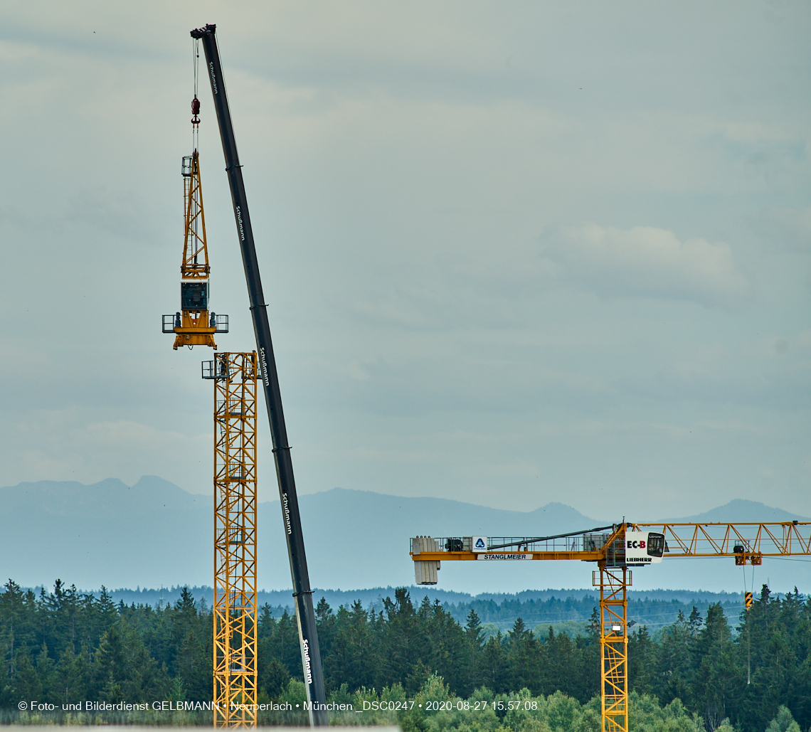 Rundgang um Baustelle Alexisquartier in Neuperlach am Trudneringer Wald