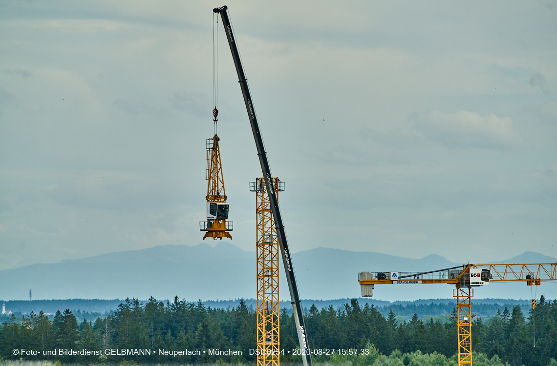 Rundgang um Baustelle Alexisquartier in Neuperlach am Trudneringer Wald