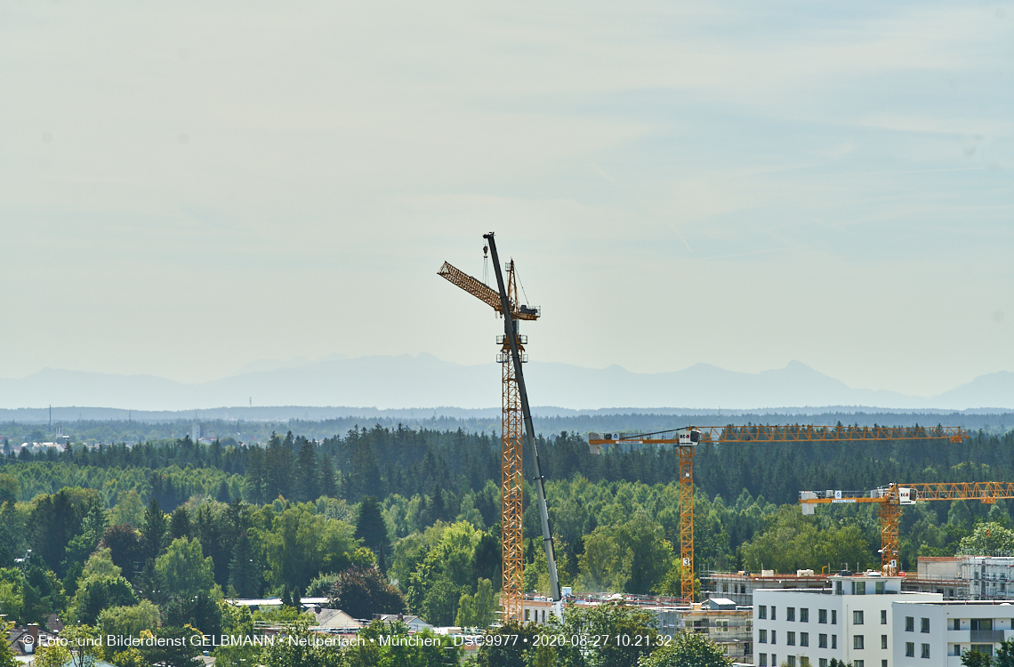Rundgang um Baustelle Alexisquartier in Neuperlach am Trudneringer Wald