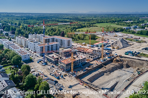 Ende Mai 2021 - neuperlach.org.gelbmann.org zeigt Luftbilder vom Alexisquartier und PandionVerde
