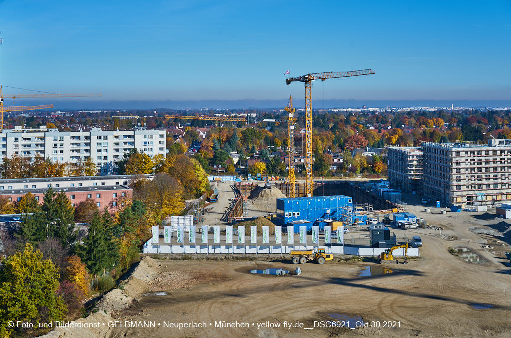 30.10.2021 - Baustelle Alexisquartier in Neuperlach